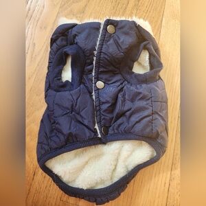Navy Dog Winter Coat